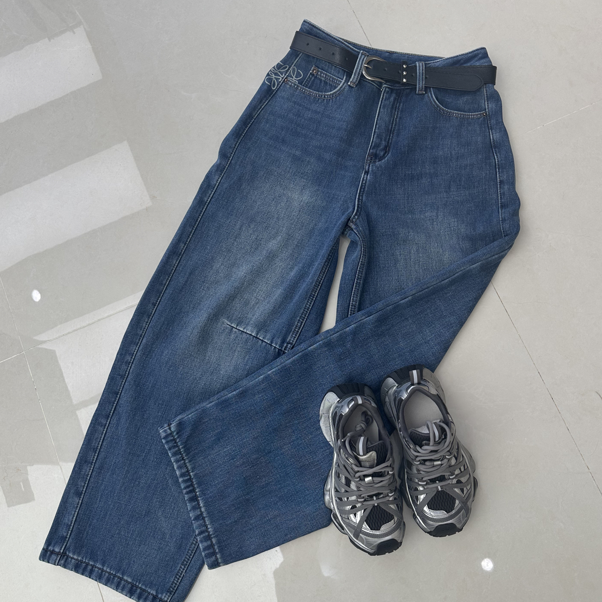 卓约姿色时尚牛仔裤8050