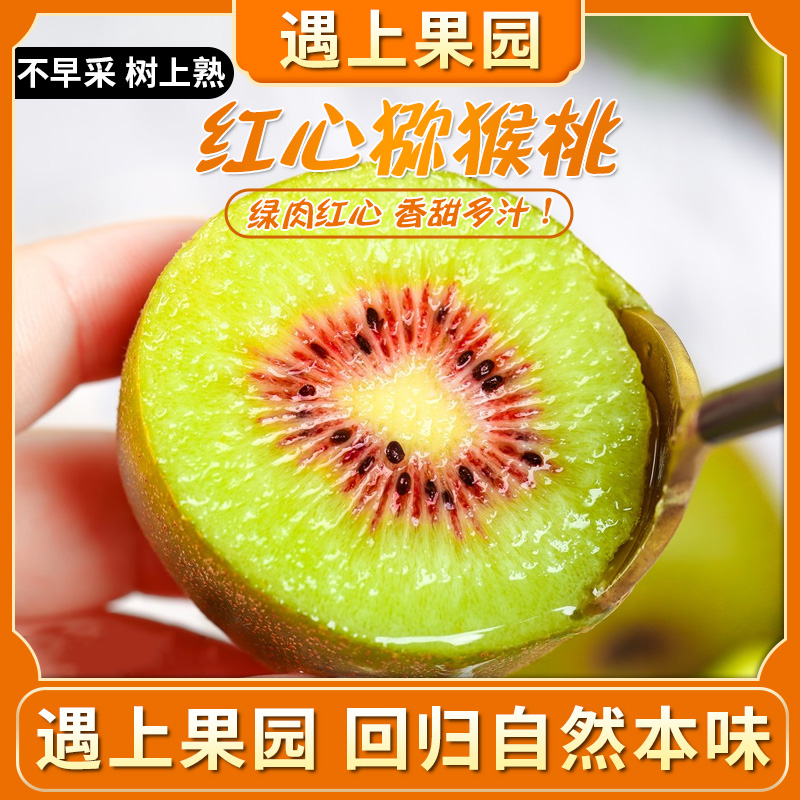 遇上果园【A级果】四川蒲江红心猕猴桃奇异果香甜多汁