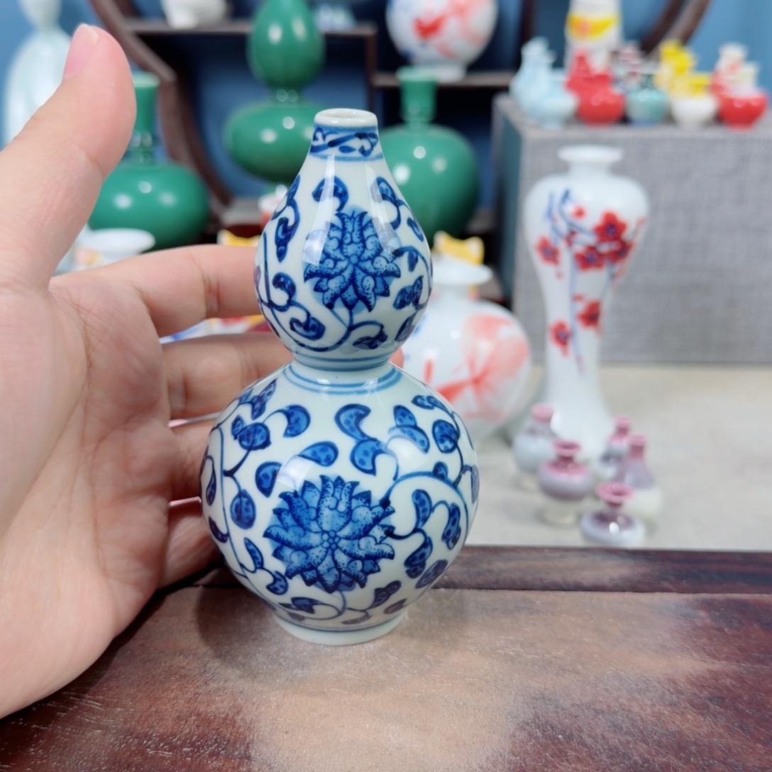 陶瓷手工小花器摆件