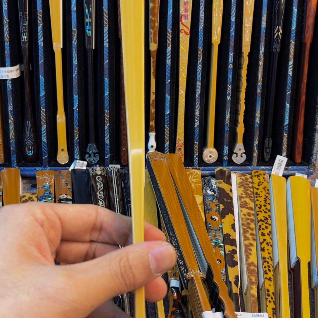 扇子手工制作文玩精品