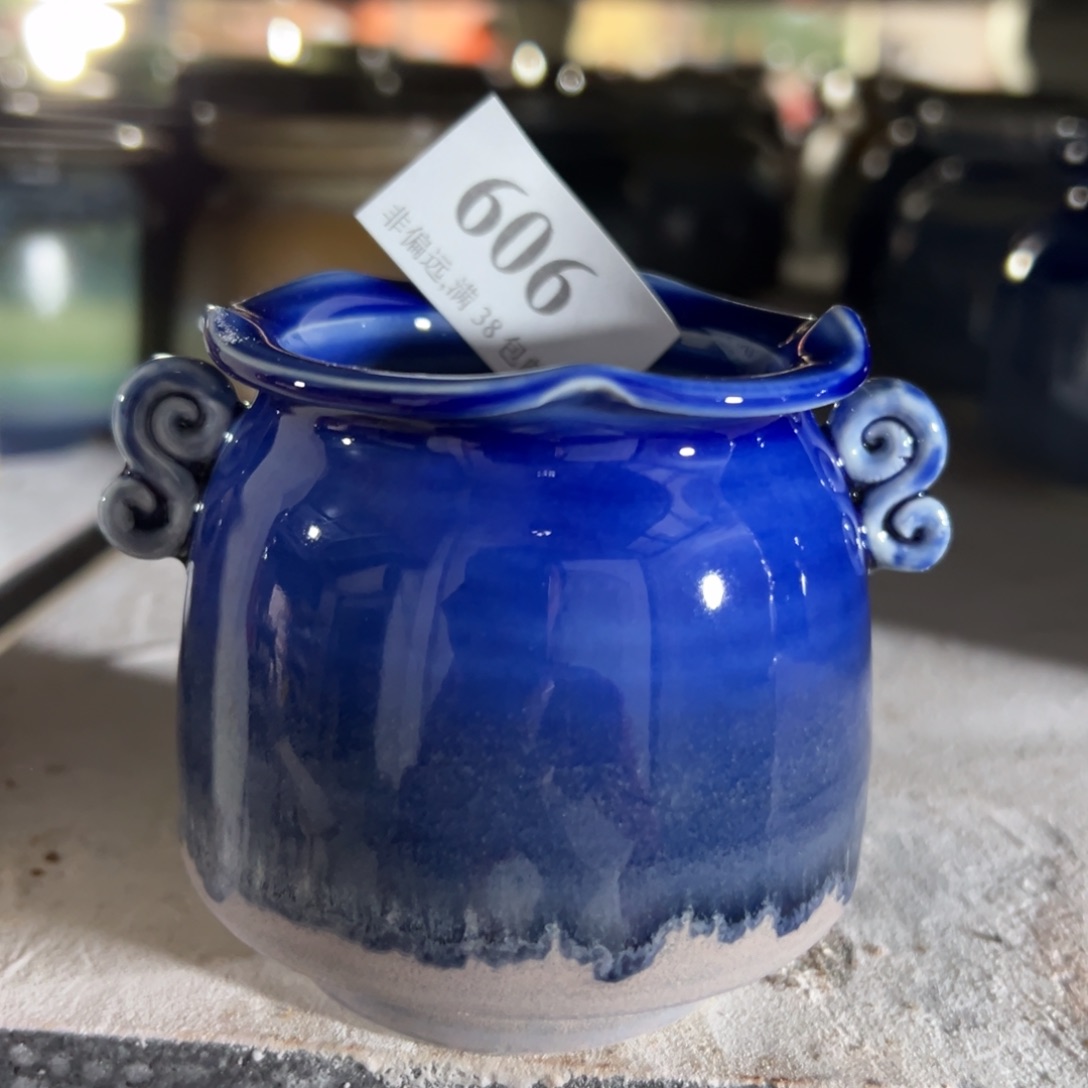 红陶景德镇手工花盆