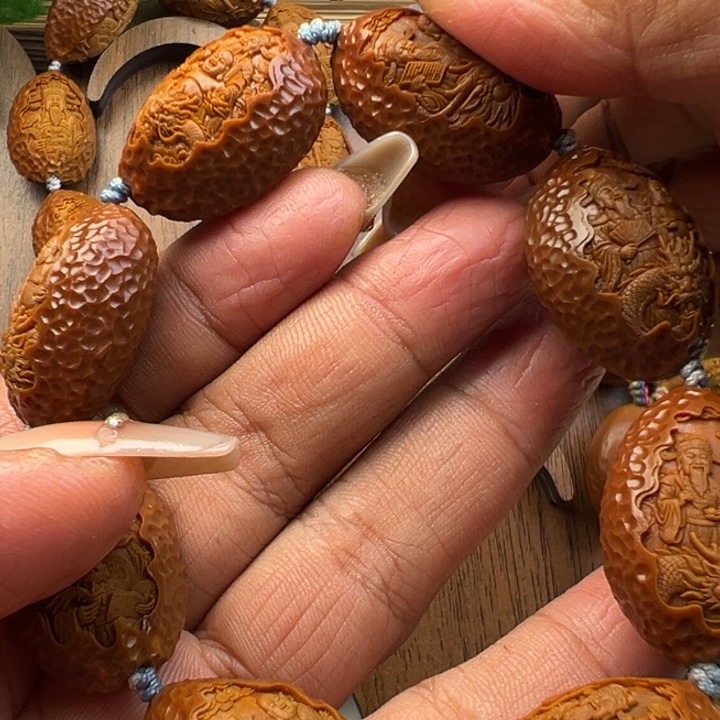 橄榄核手串/手链2.3九龙财迷