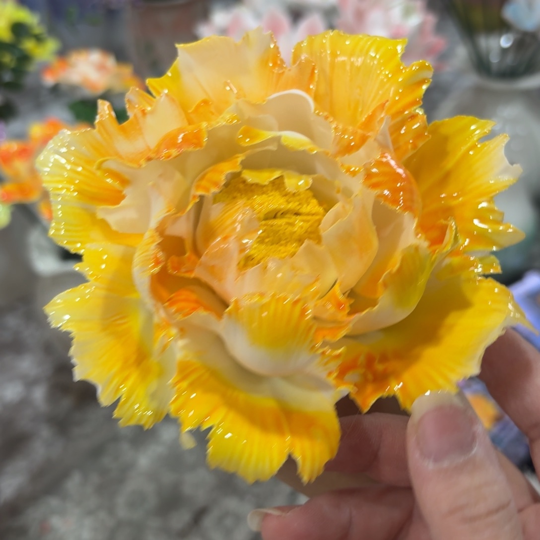 瑕疵2524 陶瓷花拍满20元发货退款的拉黑