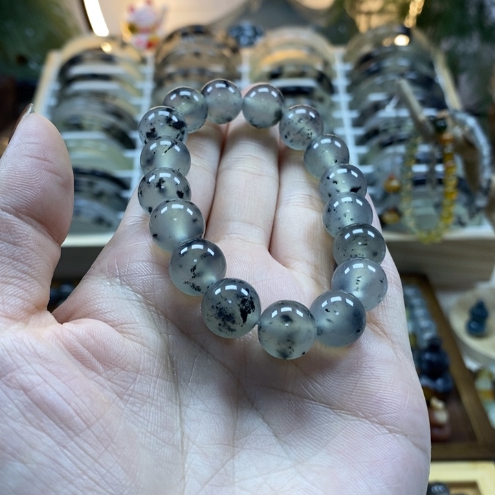 蛇纹石玉未镶嵌手链