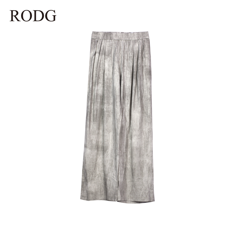 RODGR42XX0685A  夏季水墨风百搭休闲裤    0685