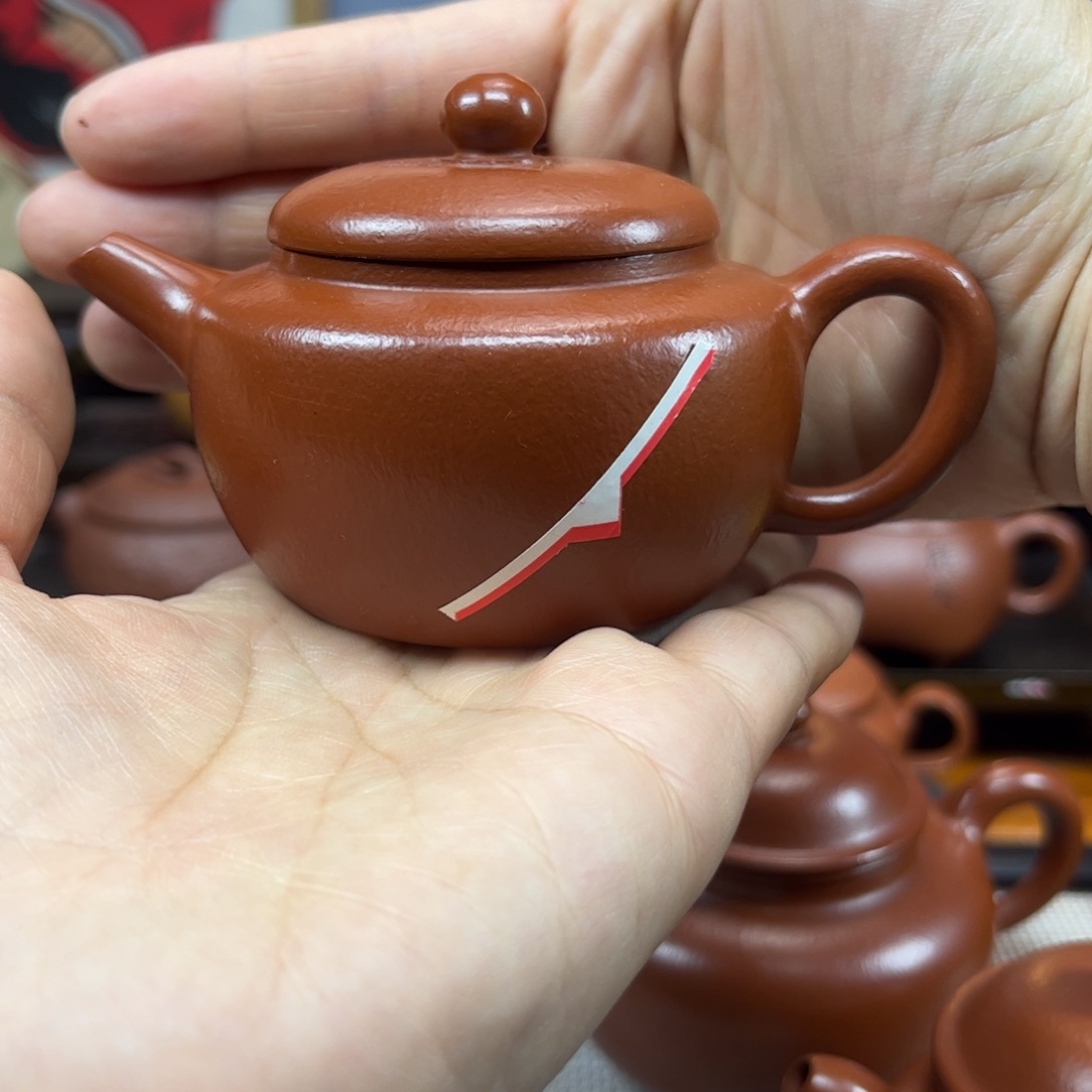 紫砂茶具半手工制作