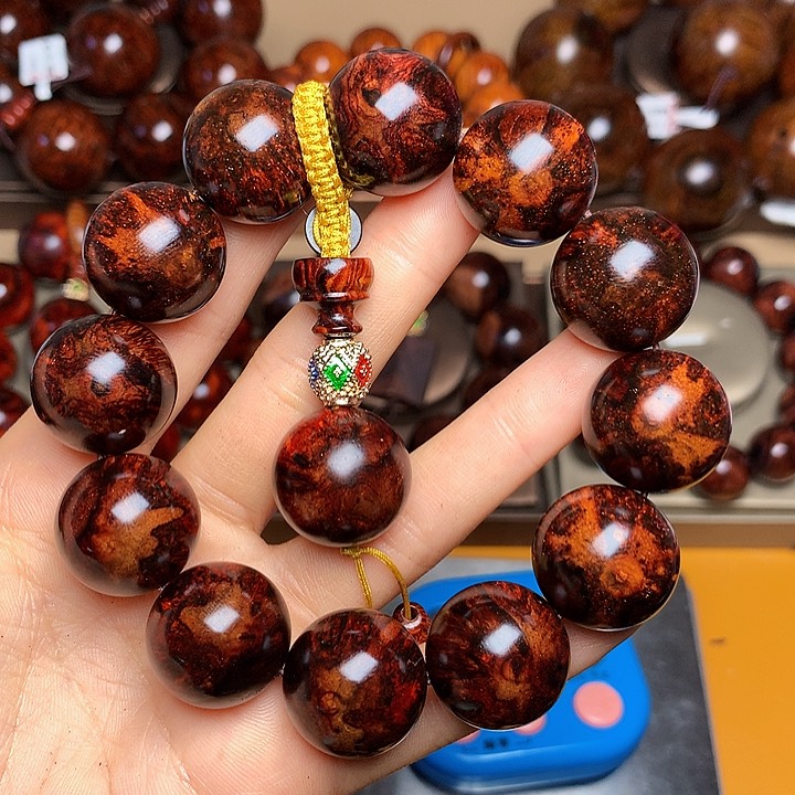 花梨木类手串/手链七*醉老挝花梨风化料土埋料2.0