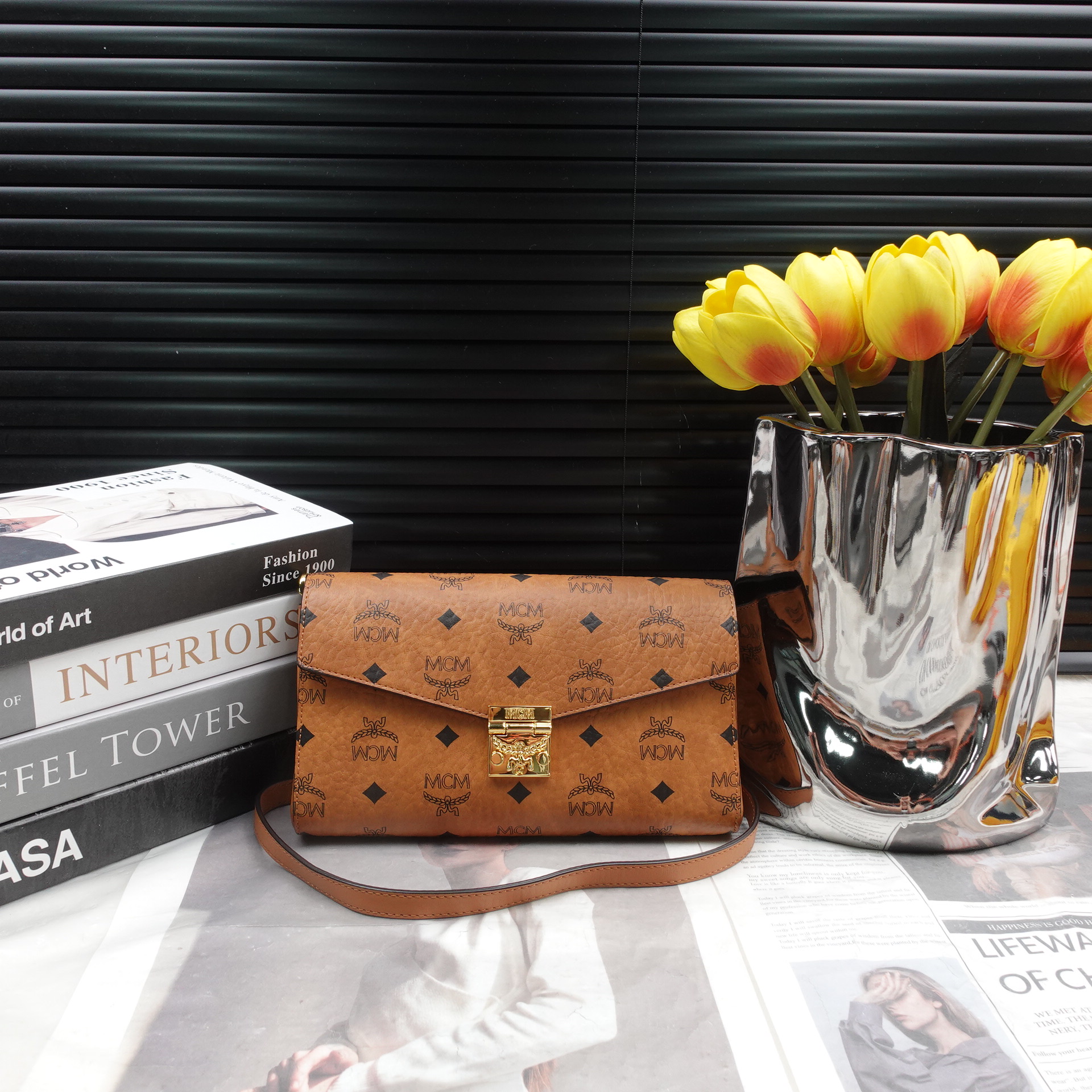 95新 MCM 单肩包/T10329871