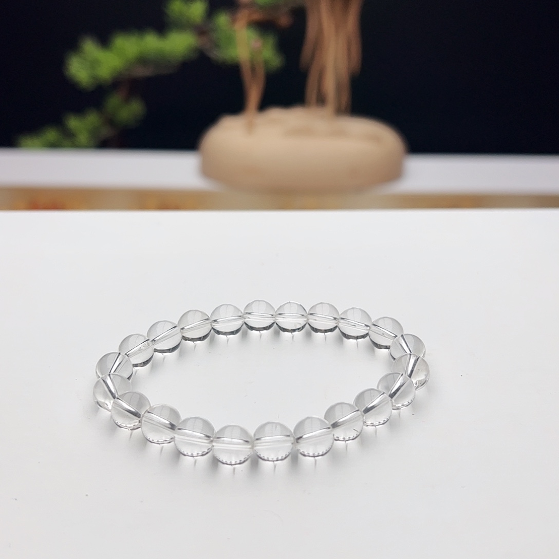 手链水晶未镶嵌白水晶8mm