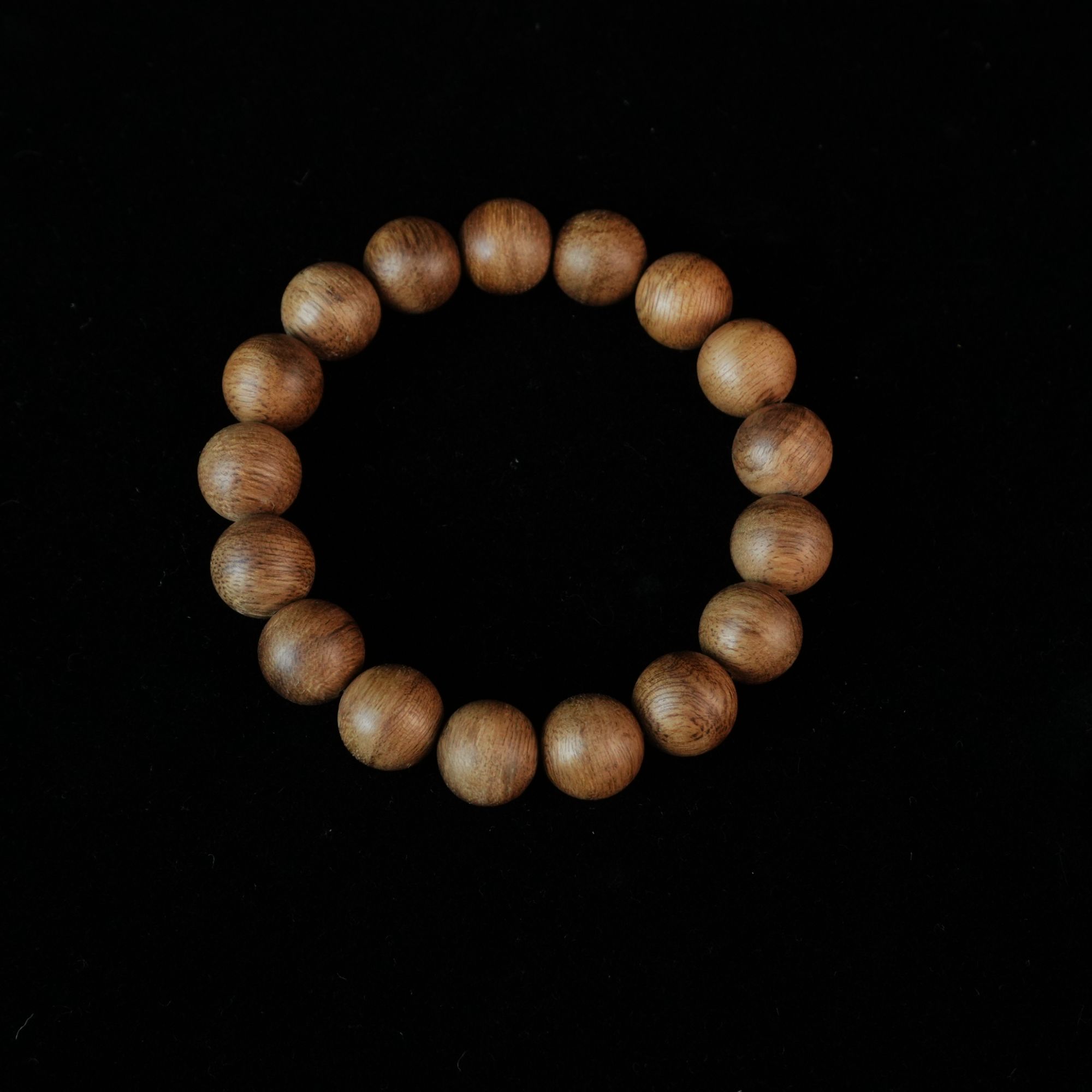 4684 安汶沉香红油土沉料手串 1.28cm 6.44g