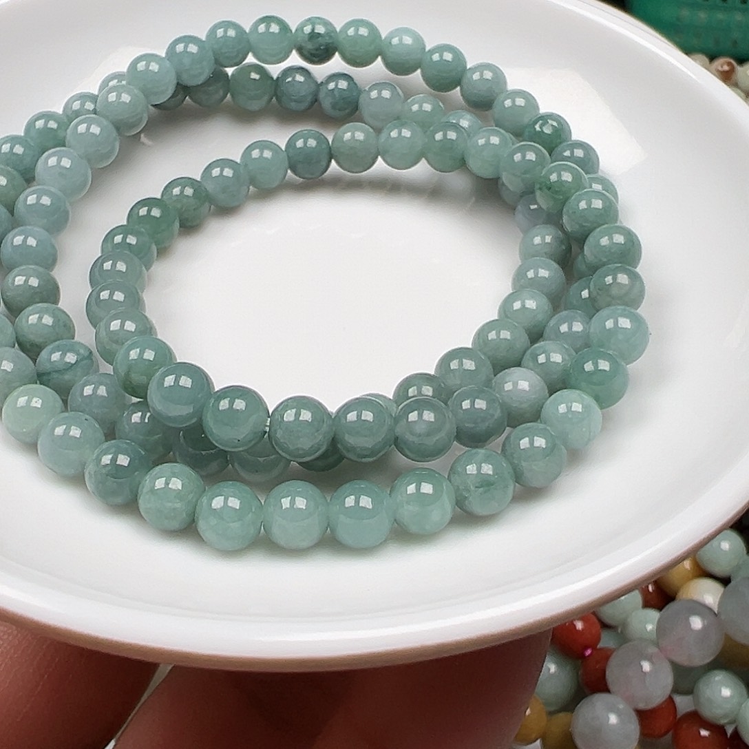 翡翠手链未镶嵌未*货主老华