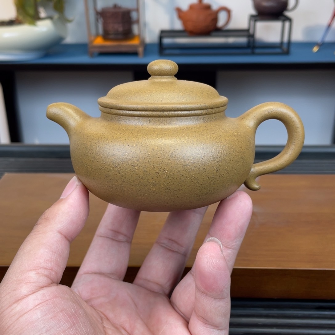 紫砂茶壶老青段仿古200cc