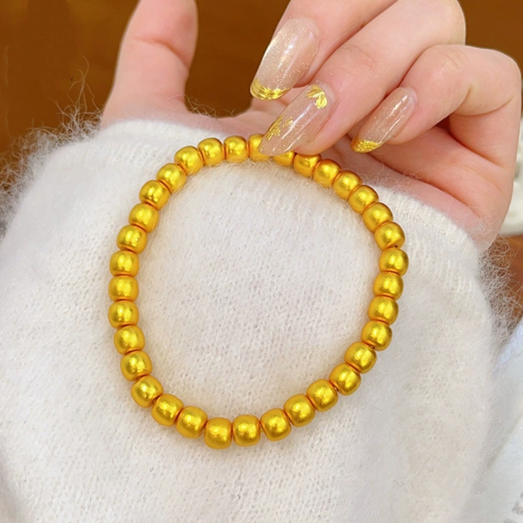 合金手链 【高端定制】新款老型珠单圈手链（卡6珠珠）