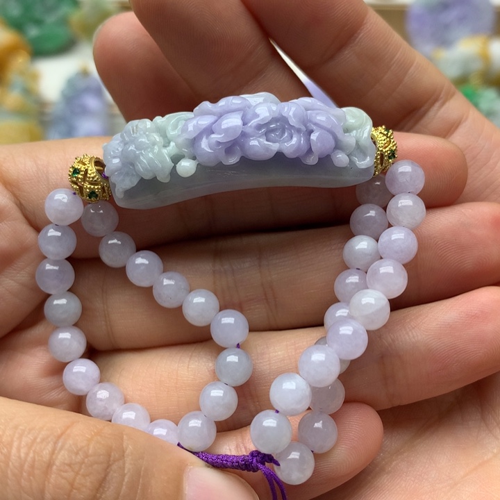 颈饰未镶嵌翡翠翡翠