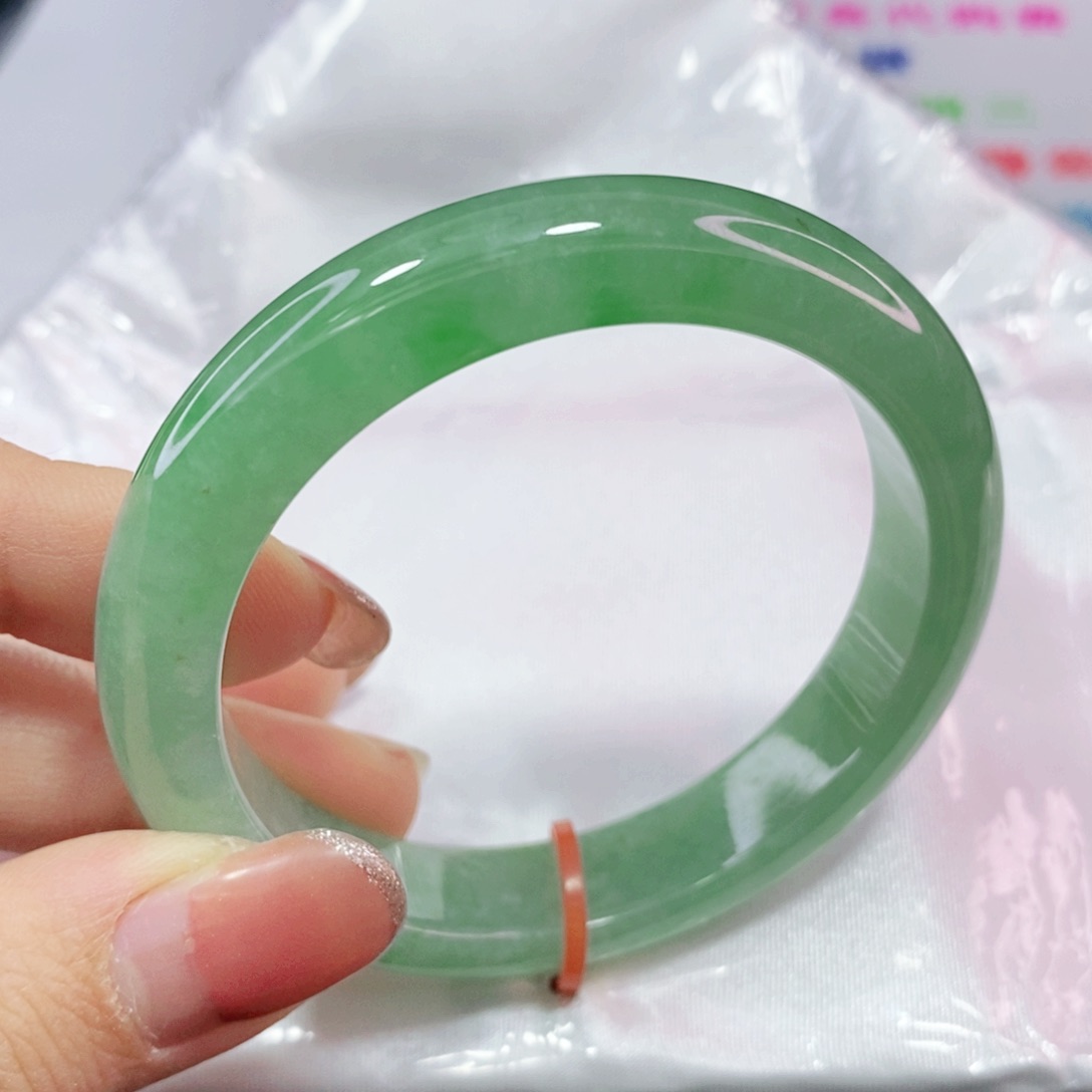 未镶嵌手镯翡翠53圈高品质强推