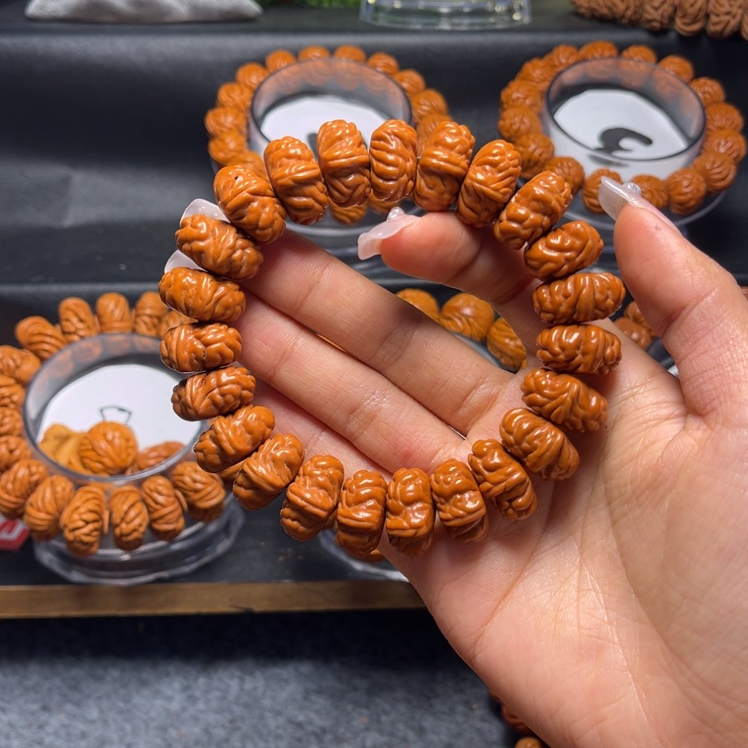 桃核手串龙**下桃核单圈