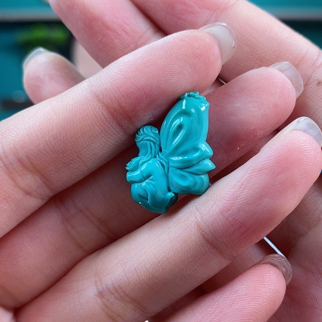 绿松石珠宝奇石未镶嵌