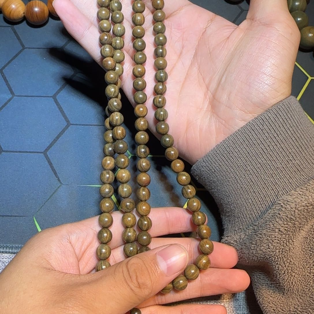 木阿根廷绿檀0.8 108满水波超精工