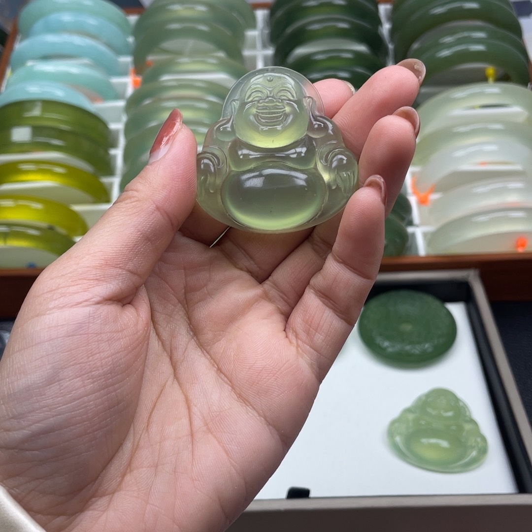 未镶嵌蛇纹石玉手镯玉*堂