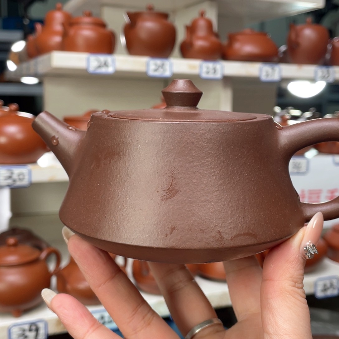紫砂茶壶紫泥全手260毫升
