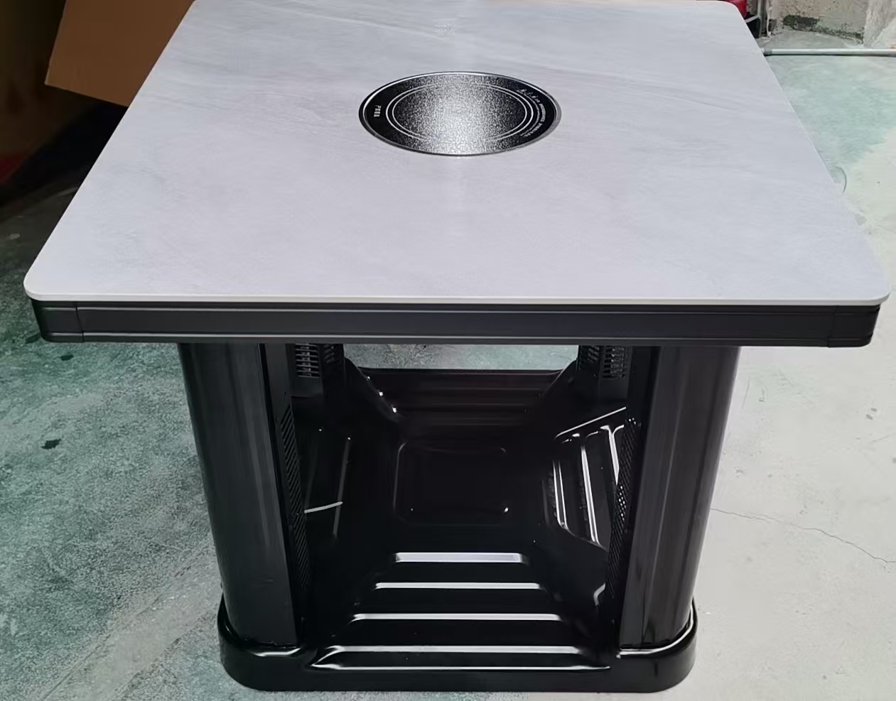 百年炬 电暖桌取暖器电暖炉四面方桌800*800*690发热体U型管