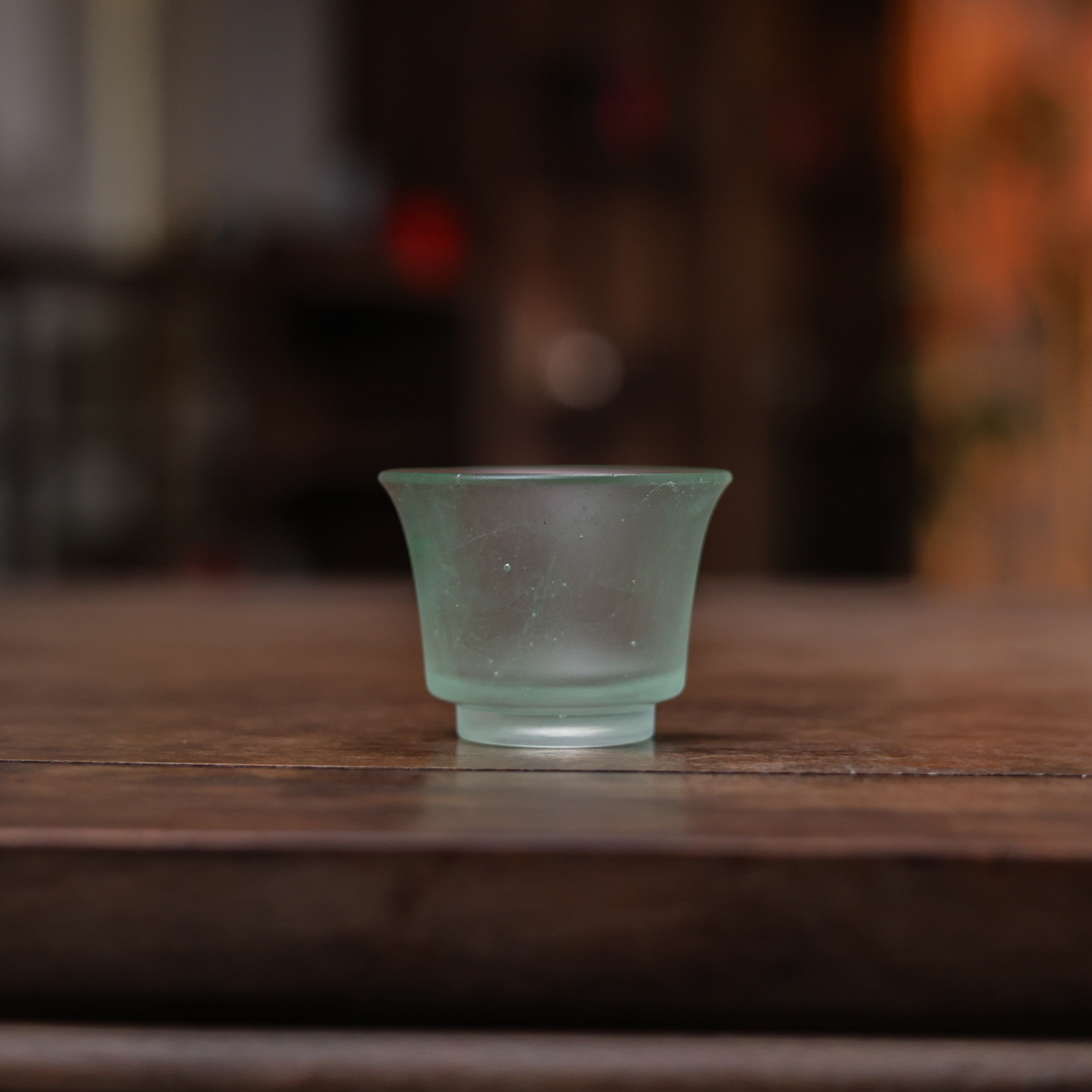 绿色马蹄杯（琉璃S0648）