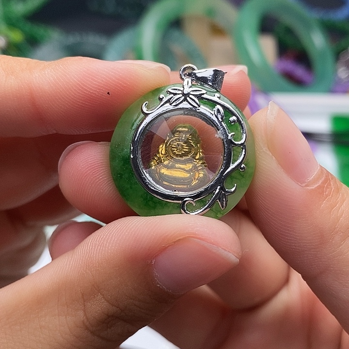 翡翠未镶嵌颈饰所见即所得 137