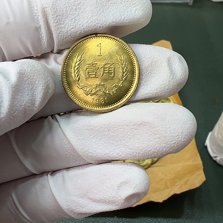 其他普通金属1981年1角一枚扣盒