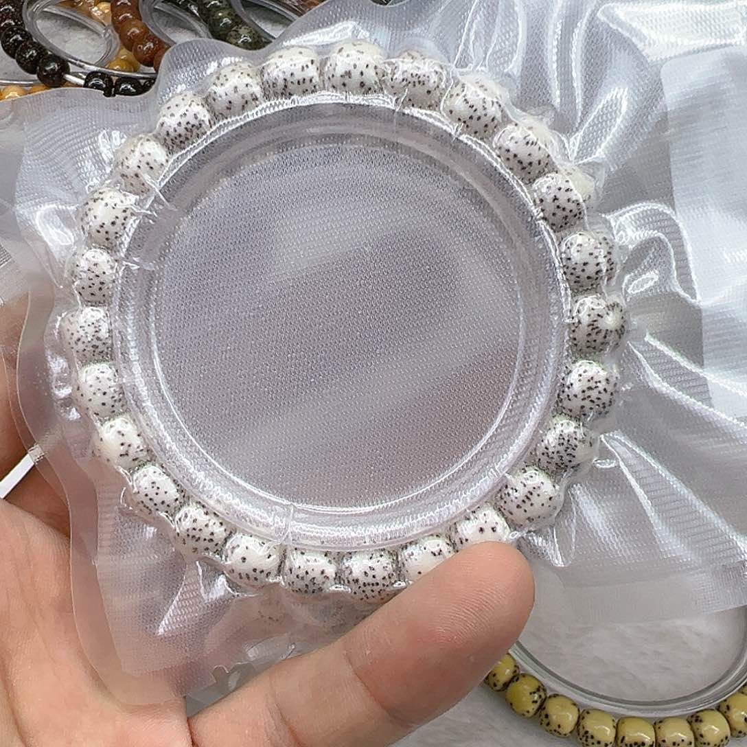 星月菩提手串3入门原脂白星月菩提单圈98