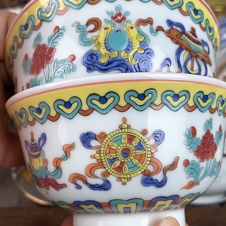 景德镇陶瓷藏式茶碗