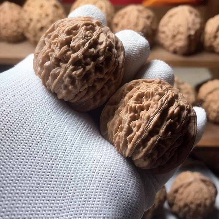 吊坠文玩核桃花*四座楼狮子头42