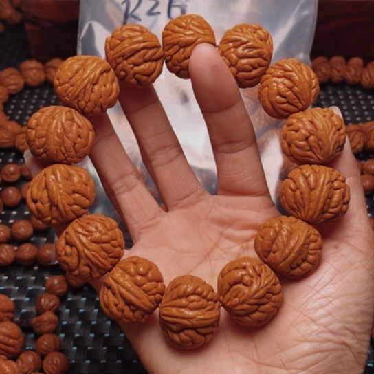 桃核手串龙纹桃核