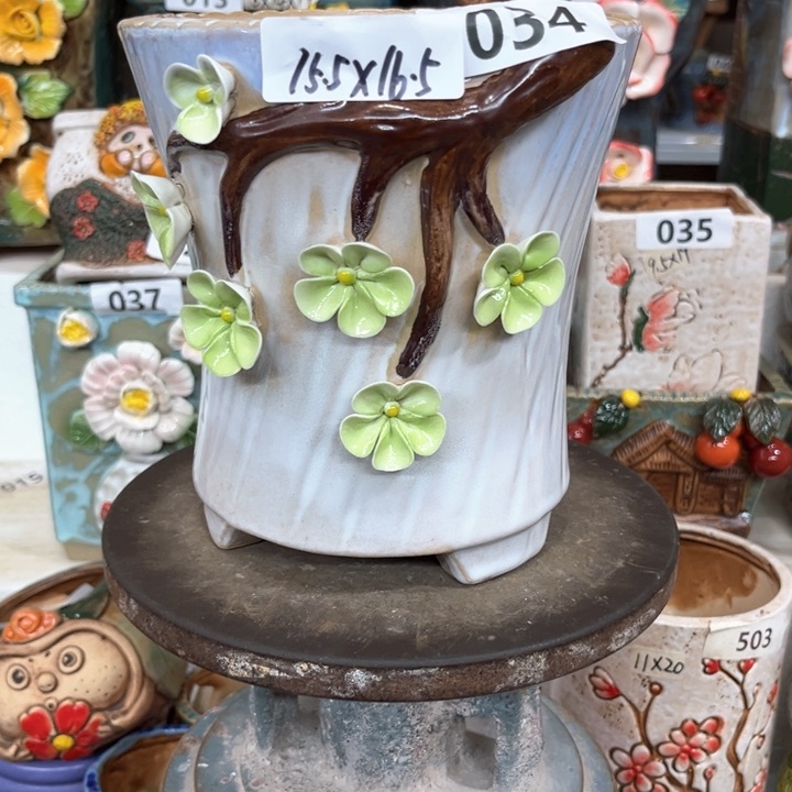 紫砂花盆粗陶材质多肉花盆