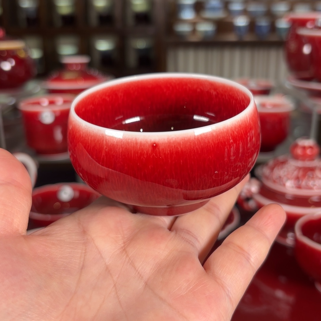 杯子景德镇高温原矿杯