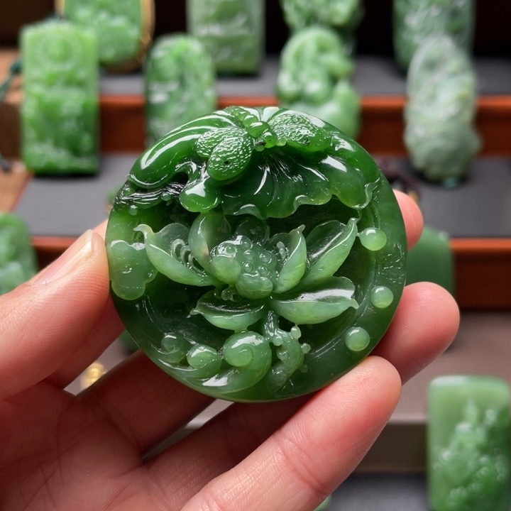 和田玉挂件未镶嵌