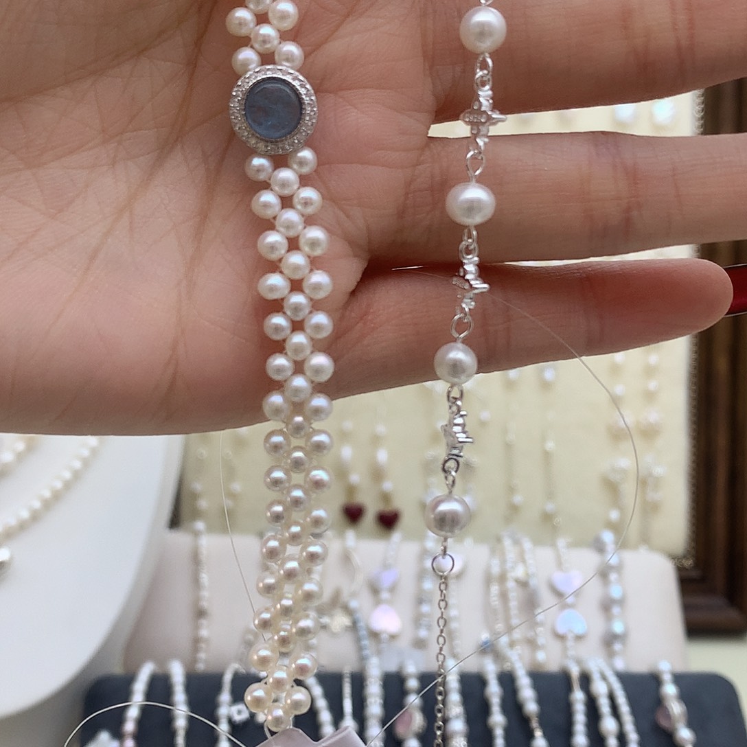 淡水珍珠耳饰未镶嵌