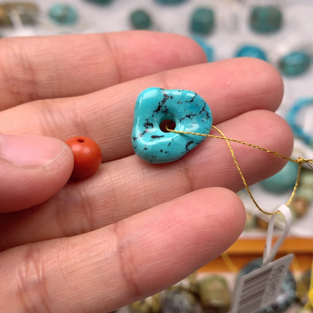 玛瑙/玉髓未镶嵌扣子一颗