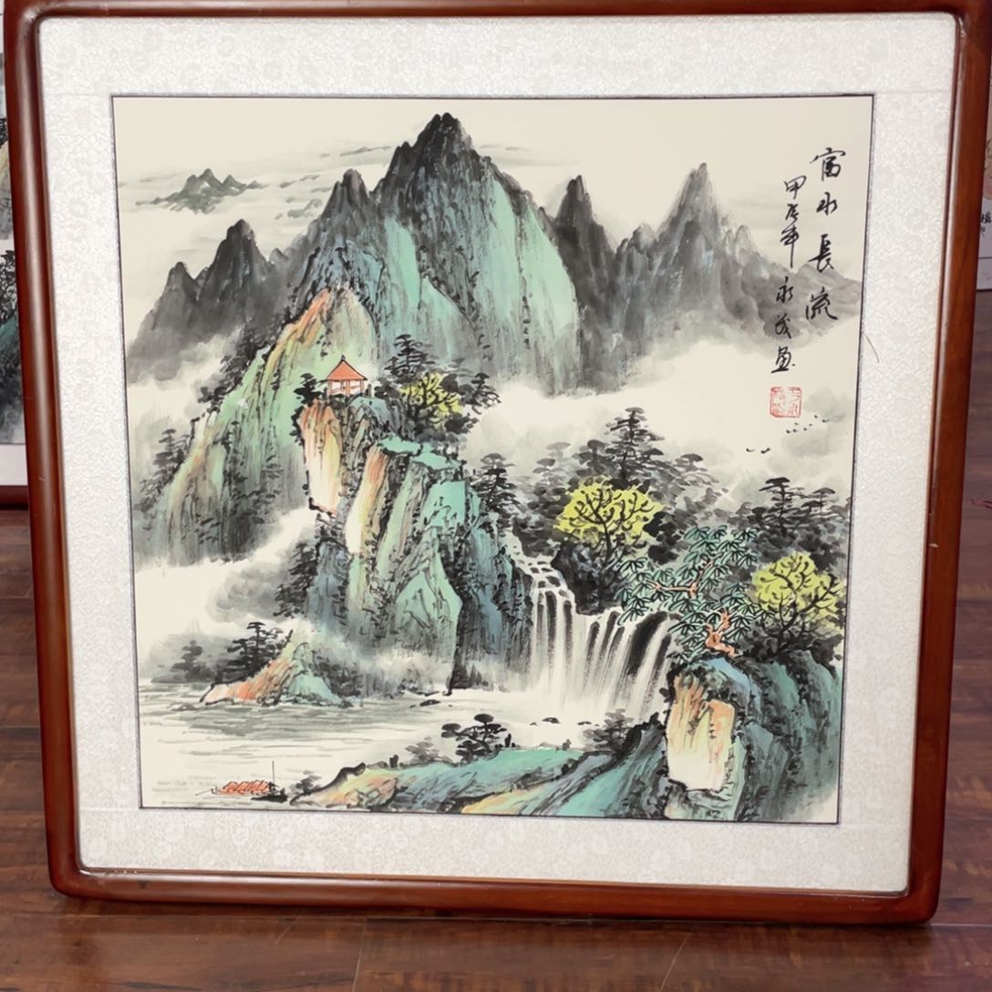 国画带框尺寸63*63厘米