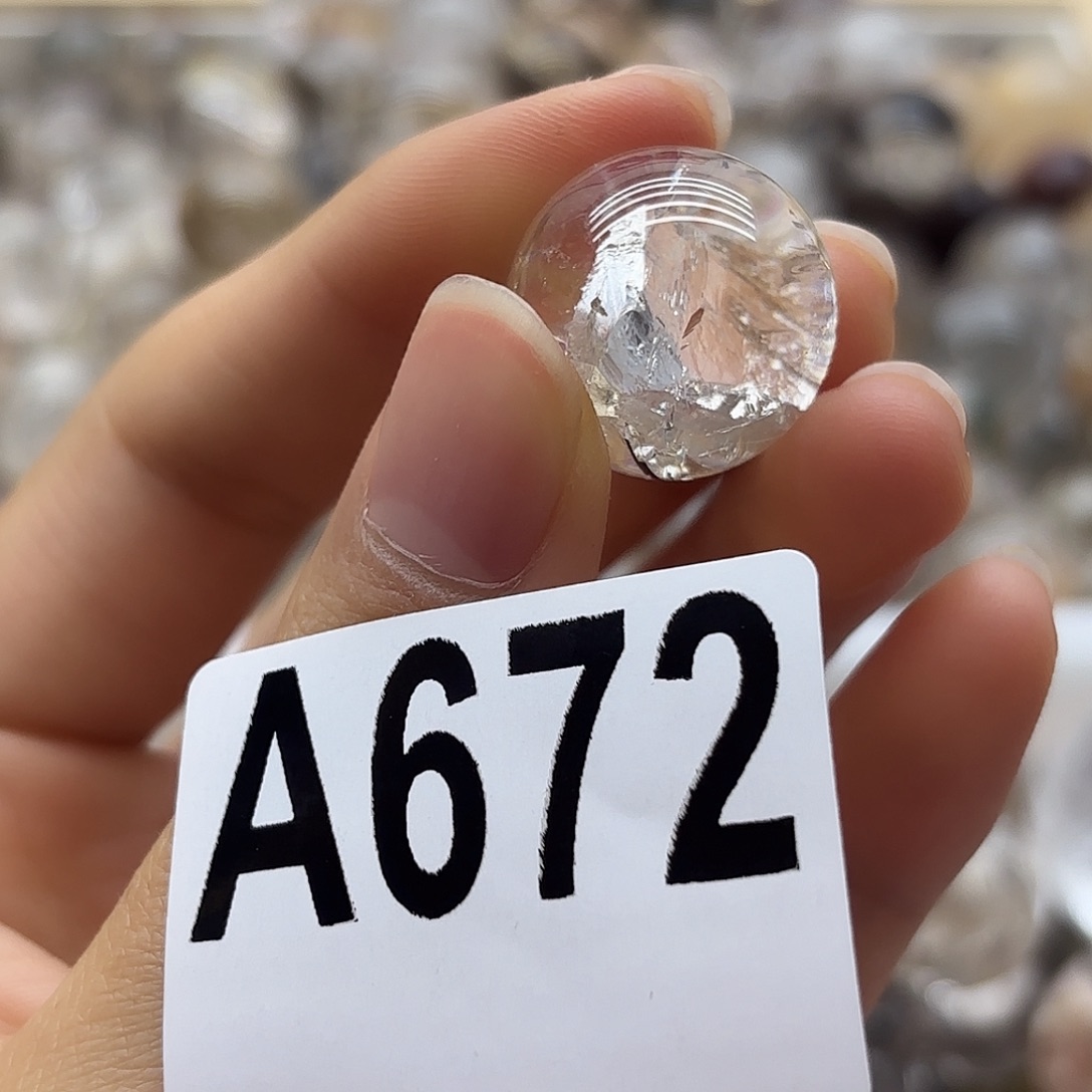 多***多珠宝半成品水晶未镶嵌672