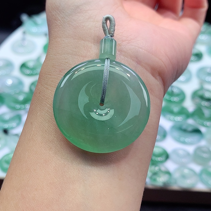 颈饰未镶嵌翡翠8尺寸33.6*6.5