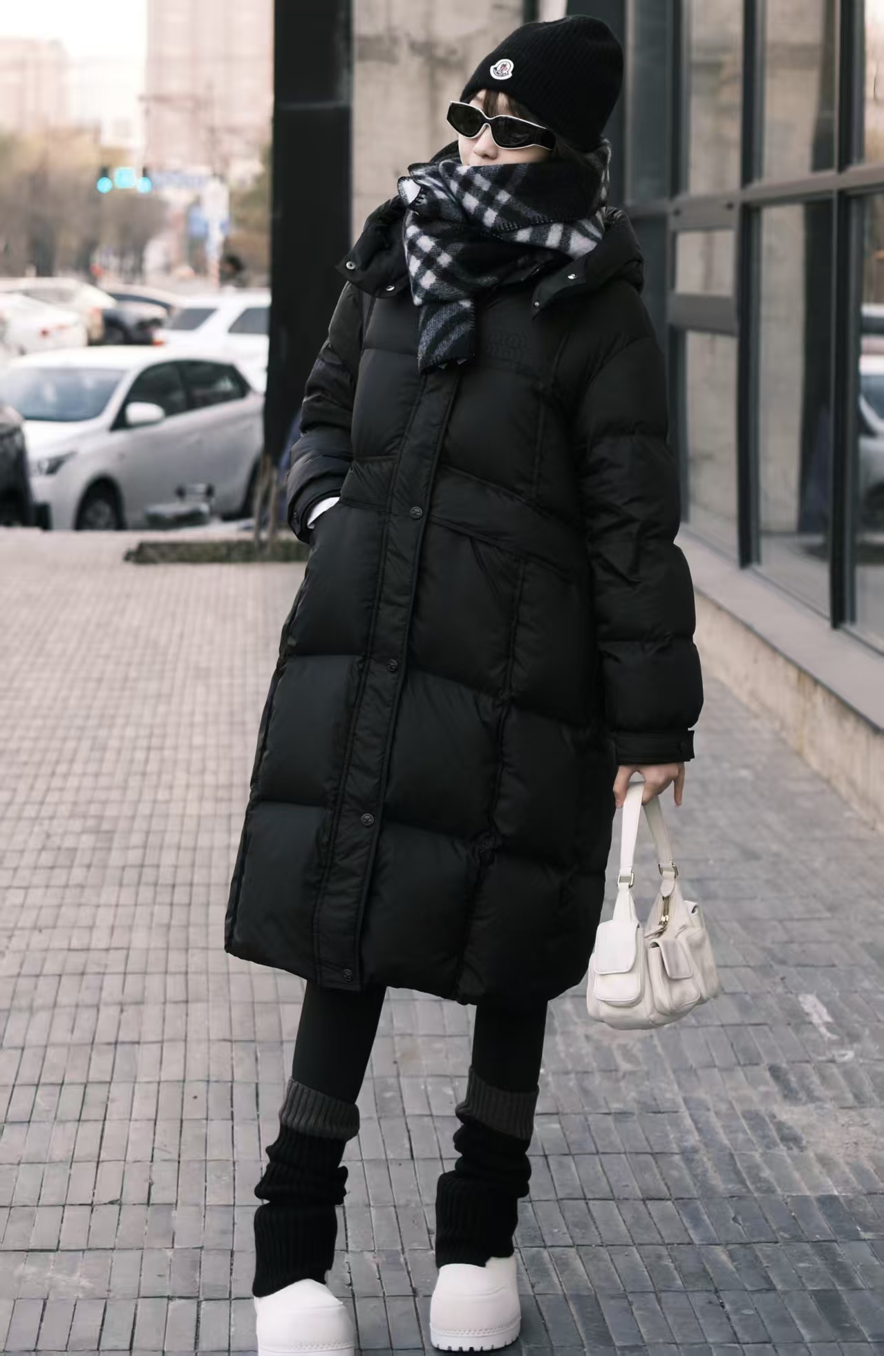 1988爱桐海女士长款啊加厚新国标90羽绒服