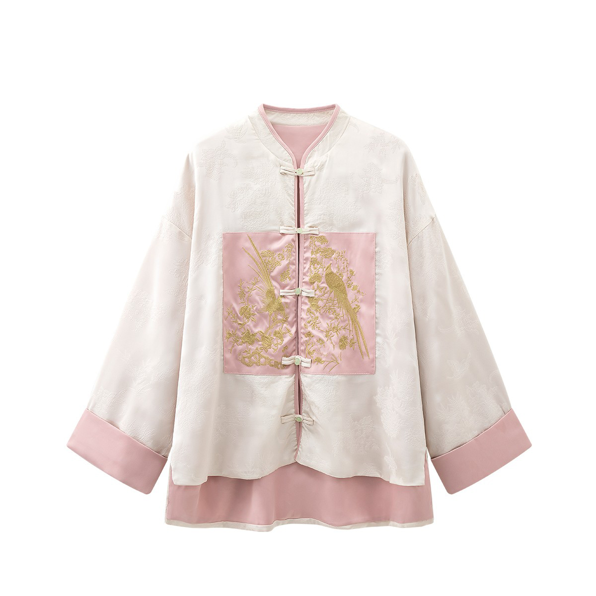 2025春季款新中式女装轻国风洋气改良唐装盘扣小衫外套上衣
