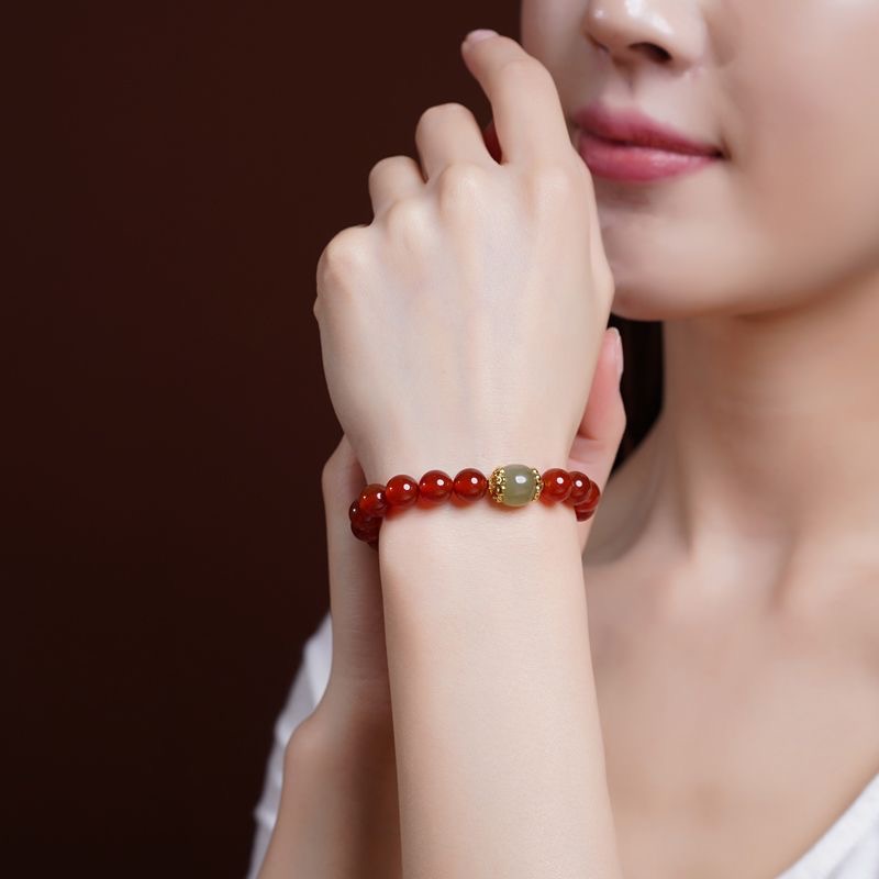 【559】时尚百搭红色手链