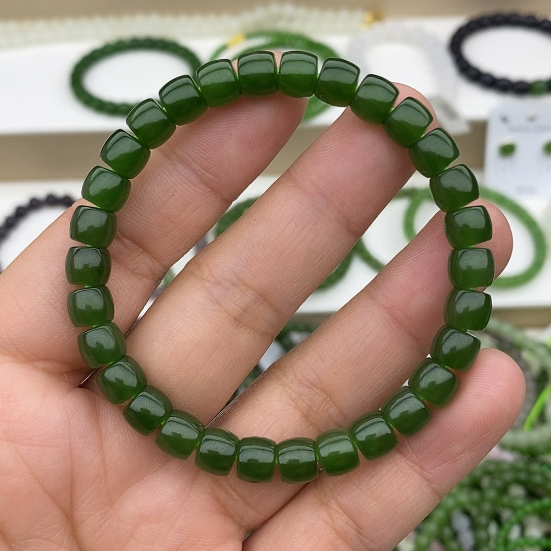 和田玉手链未镶嵌大*饭