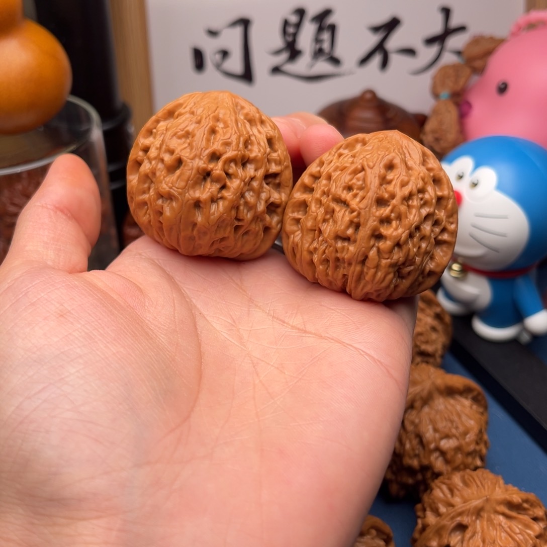 文玩核桃把件38高桩铁锤