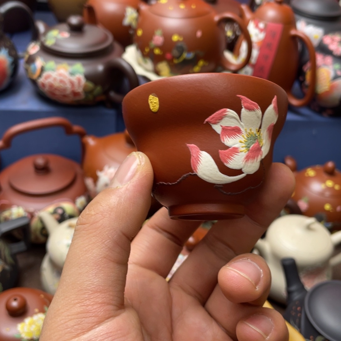 茶杯紫砂紫砂主人杯50cc