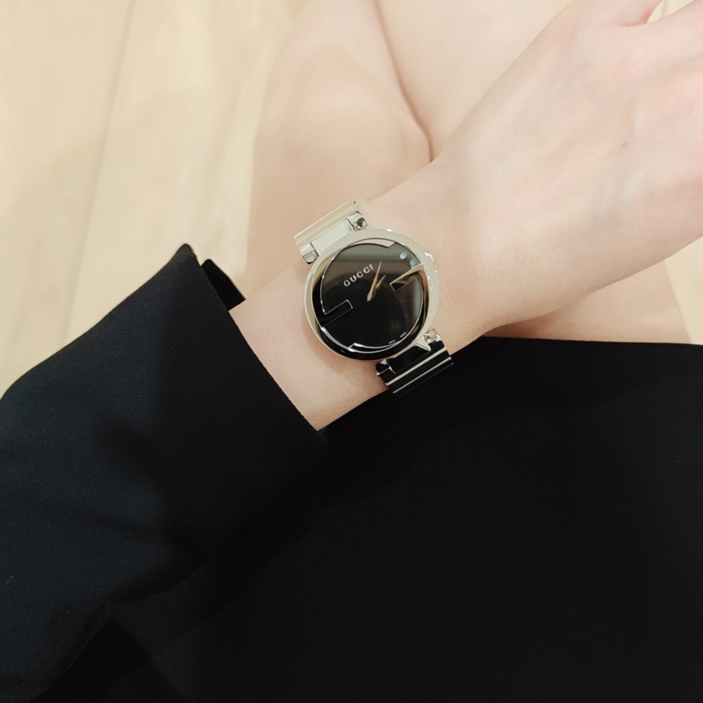 GUCCI/古驰双G全智贤同系列37盘 女表#YA133307