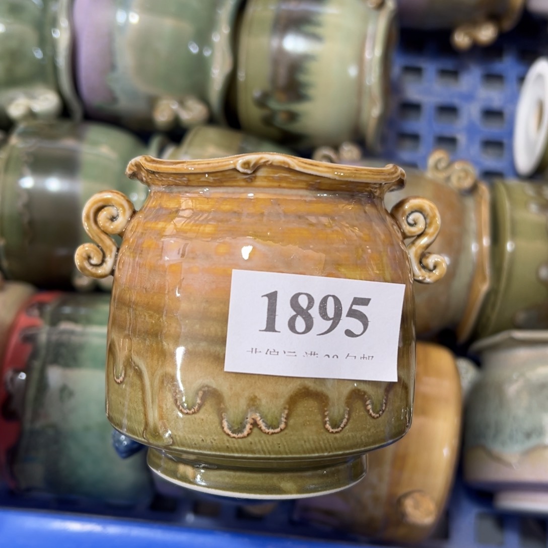 红陶景德镇手工花盆