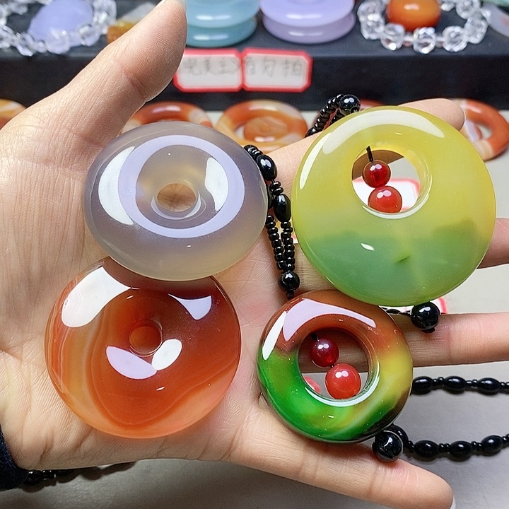 玛瑙/玉髓吊坠(不含链)未镶嵌寻****8