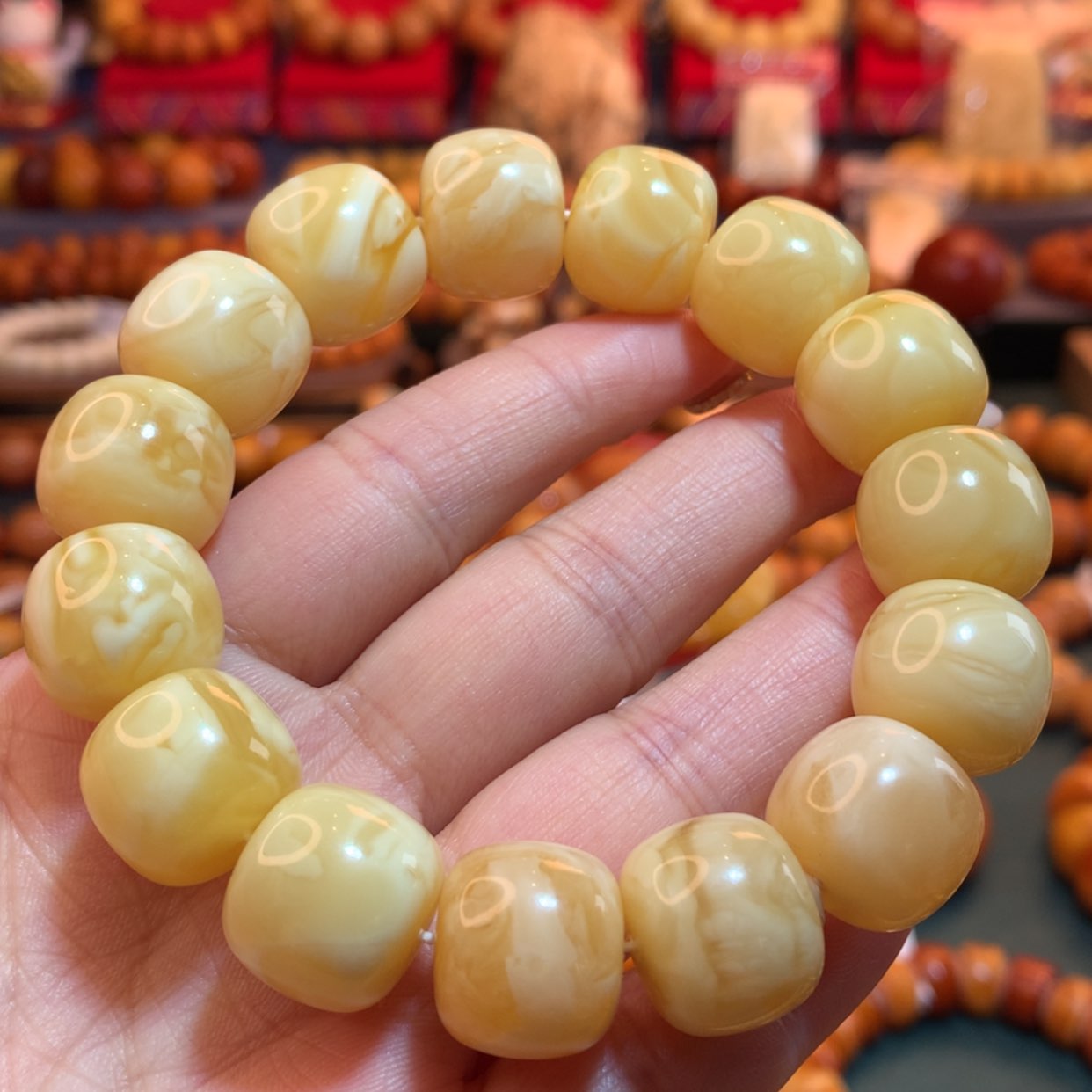 【闪购商品】蜜蜡手串未镶嵌蜜蜡手串